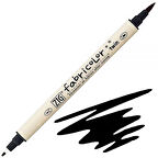 Supertrend Fabricolor Twin Çift Uçlu Kumaş Tekstil Boyama Kalemi BLACK