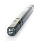Supertrend Çift Uçlu Çizim Marker Kalemi GG9 Green Gray 9