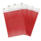Kırmızı Metalize Poşet 35x50