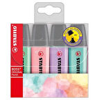 Supertrend Boss Original Fosforlu Kalem Seti Pastel 4'Lü (70-4***)