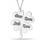 Supertrend Gümüş Dört Yaprak İsimli Yonca Kadın Kolye