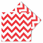 Kırmızı Zigzag Peçete