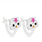 Supertrend Gümüş Kedi Çocuk Küpe