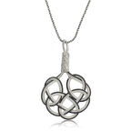 Supertrend Gümüş Kazaziye Örgü Kadın Kolye