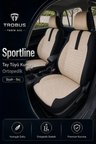 Audi Q3 2011 Sonrası Uyumlu Sportline Serisi Bej Siyah Ortopedik Tay Tüyü Koltuk Kılıfı