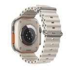 Ally Apple Watch 7-8 45mm 6-5-4 44mm Watch Ultra 49mm Marine Silikon Kayış Kordon 