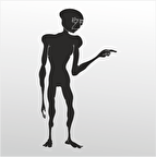 Folyo Sticker Uzaylı