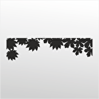 Folyo Sticker Yaprak Deseni