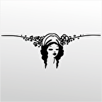 Folyo Sticker Kadın Taçlı