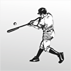 Folyo Sticker Beyzbol