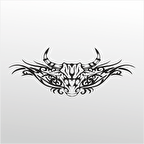 Folyo Sticker Boğa Deseni