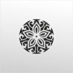 Folyo Sticker Çiçek Deseni