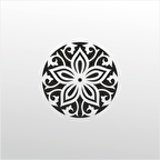 Folyo Sticker Çiçek Deseni