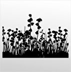 Folyo Sticker Çiçekler