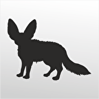 Folyo Sticker Çöl Tilki