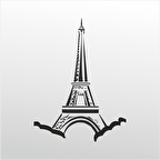 Folyo Sticker Eyfel Kulesi
