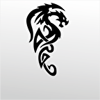 Folyo Sticker Ejderha Deseni