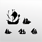 Folyo Sticker Gemiler