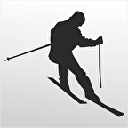 Folyo Sticker Kayakçı