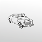 Folyo Sticker Klasik Araba