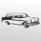 Folyo Sticker Klasik Araba