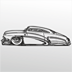 Folyo Sticker Klasik Araba