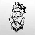 Folyo Sticker Korsan Gemisi