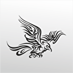 Folyo Sticker Kuş Deseni