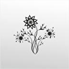 Folyo Sticker  Ayçiçeği