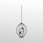 Folyo Sticker Kuş Kafesi