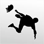 Folyo Sticker  Kaykaycı