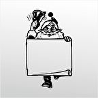 Folyo Sticker Noel Baba