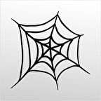 Folyo Sticker Örümcek Ağı