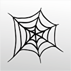 Folyo Sticker Örümcek Ağı