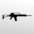 Folyo Sticker RIFLE 7.62 MM