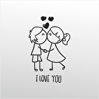 Folyo Sticker Kadın Ve Erkek