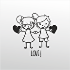 Folyo Sticker Kadın Ve Erkek