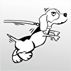 Folyo Sticker Kızgın Köpek