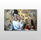 Mitolojik Portre Kanvas Tablo