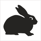 TAVŞAN FOLYO STİCKER