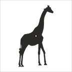 ZÜRAFA FOLYO STİCKER