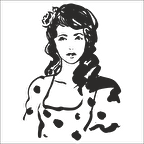 KADIN FOLYO STİCKER