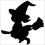 SÜPÜRGELİ CADI FOLYO STİCKER