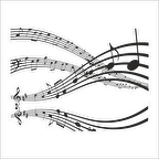 MÜZİK NOTASI FOLYO STİCKER