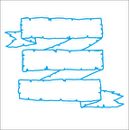 YAZI ALANI FOLYO STİCKER