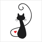 KALPLİ KEDİ FOLYO STİCKER