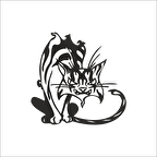 KEDİ  FOLYO STİCKER