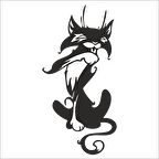 KEDİ  FOLYO STİCKER