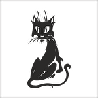 KEDİ  FOLYO STİCKER