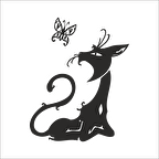 KEDİ  FOLYO STİCKER